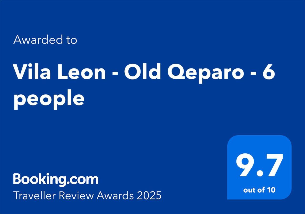 Vila Leon - Old Qeparo - 6 People Bagian luar foto